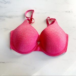 Victoria's Secret Pink Uplift Semi Demi Underwire Bra Size 32DD